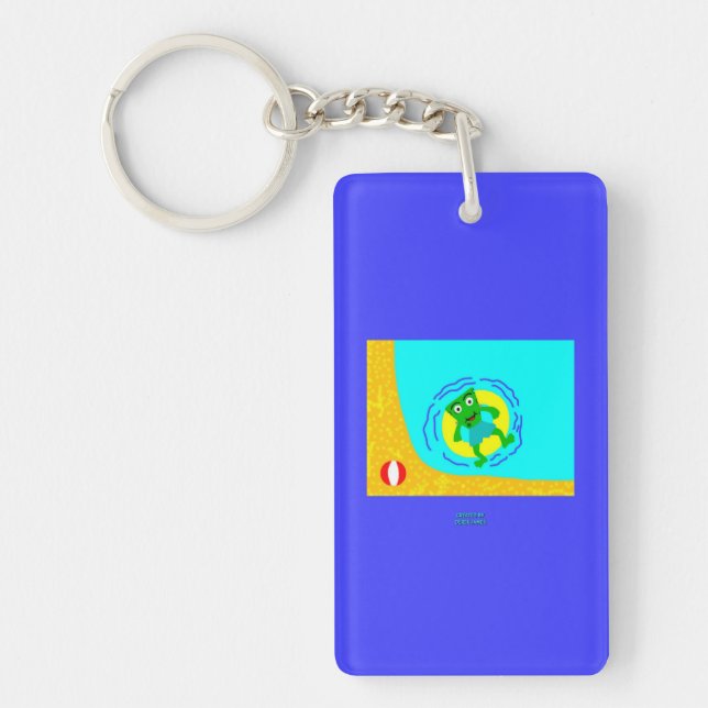 Llavero Keychain del ángulo de verano de FrankenCheese (Frente)