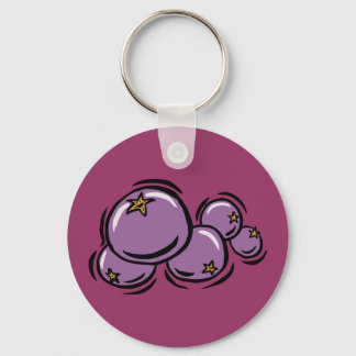 Llavero Keychain del arándano (OSCURO)