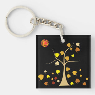 Llavero Keychain del árbol de amor