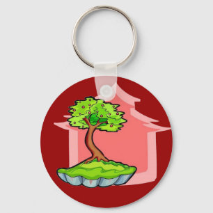 Llavero Keychain del árbol de Bonsai