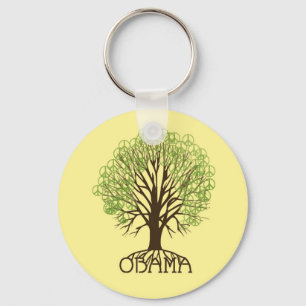 Llavero Keychain del árbol de la paz de Obama