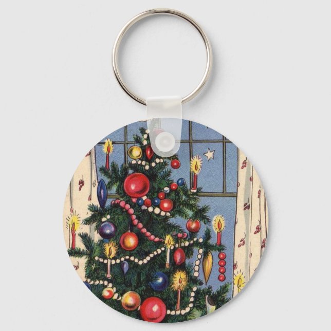 Llavero Keychain del árbol de Navidad (Anverso)