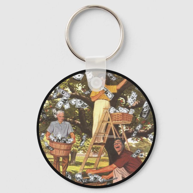 Llavero Keychain del árbol del dinero (Anverso)