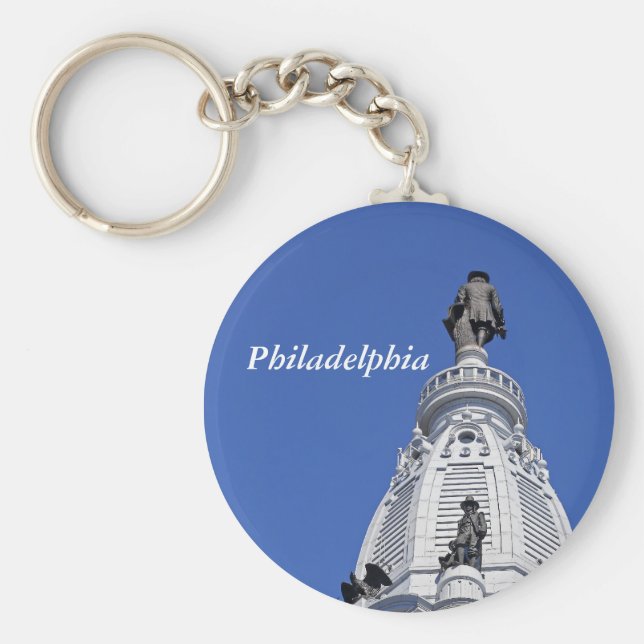 Llavero Keychain del ayuntamiento de Philly (Frente)