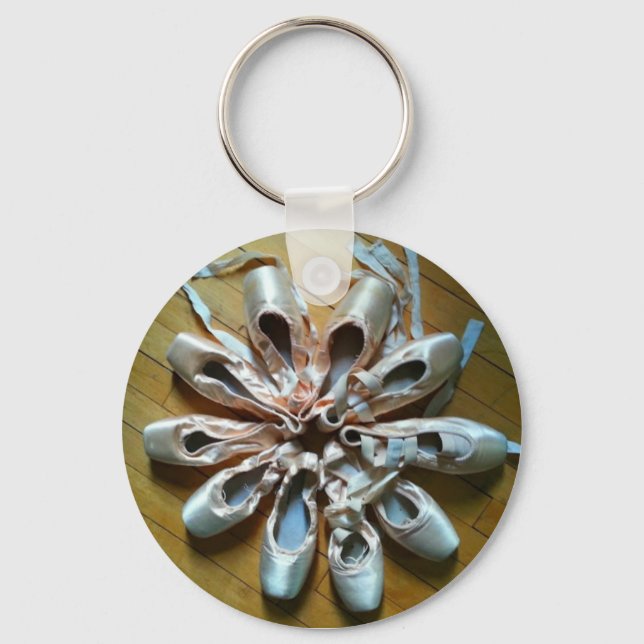 Llavero Keychain del ballet Pointe Shoes (Anverso)