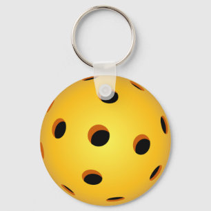 Llavero Keychain del baloncesto - Amarillo