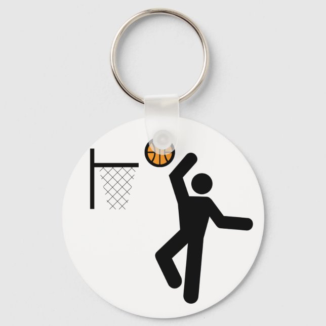 Llavero Keychain del Basketball Symbol (Anverso)