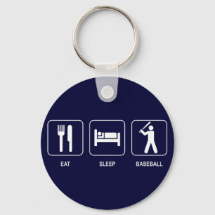 Llavero Keychain del béisbol del sueño del sueño del Eat