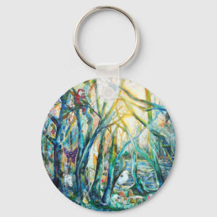 Llavero Keychain del bosque de la vida
