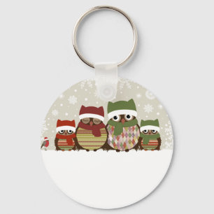 Llavero Keychain del botón de la familia Warmest