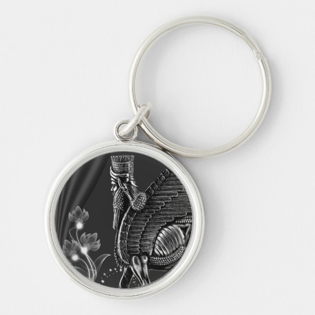 Llavero Keychain del botón del Lamassu clásico (Frente)