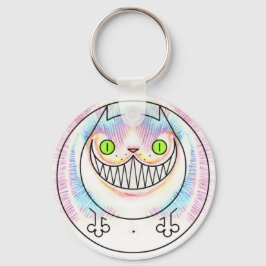 Llavero Keychain del botón Gato Grasa del personalizado