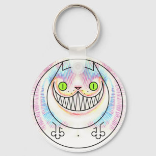 Llavero Keychain del botón Gato Grasa del personalizado