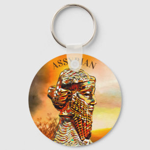 Llavero Keychain del botón King Sargon