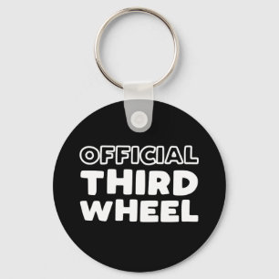 Llavero Keychain del botón oficial de la tercera rueda