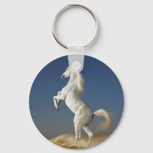 Llavero Keychain del caballo blanco