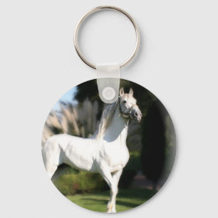 Llavero Keychain del caballo blanco