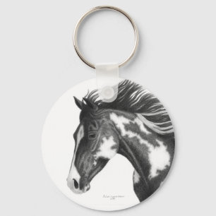 Llavero Keychain del caballo de Pinto
