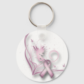 Llavero Keychain del cáncer de mama de heces