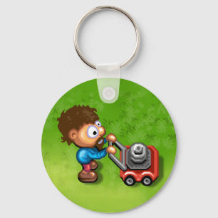 Llavero Keychain del césped dominante