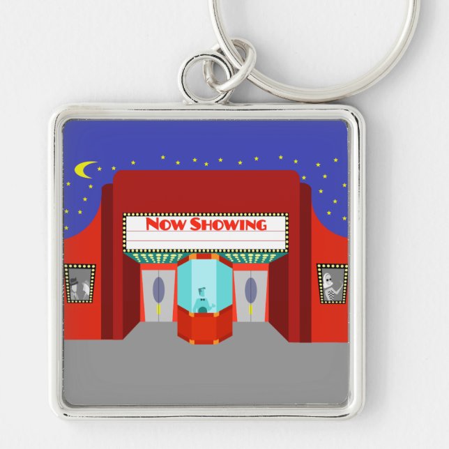 Llavero Keychain del cine retro (Frente)
