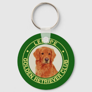 Llavero Keychain del Club Lenape Golden Retriever