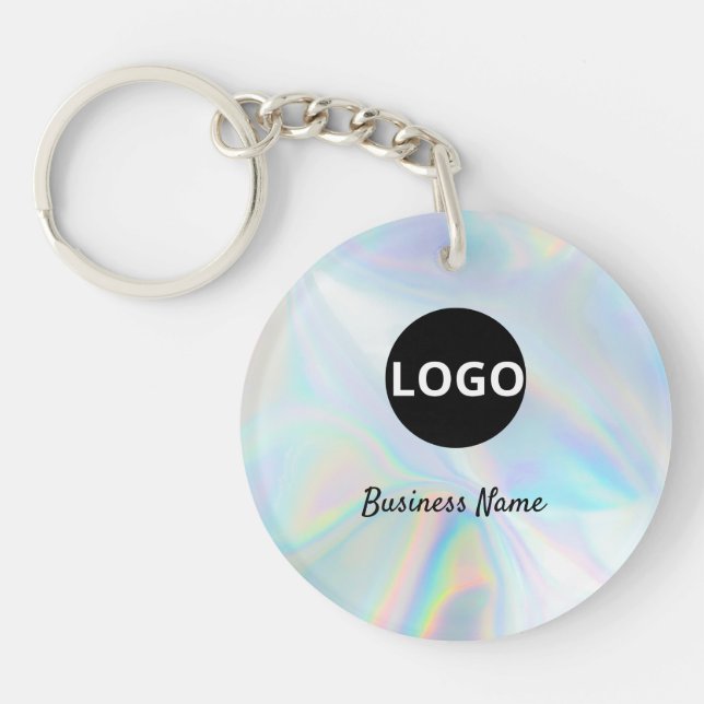 Llavero Keychain del código QR holográfico - promoción del (Frente)