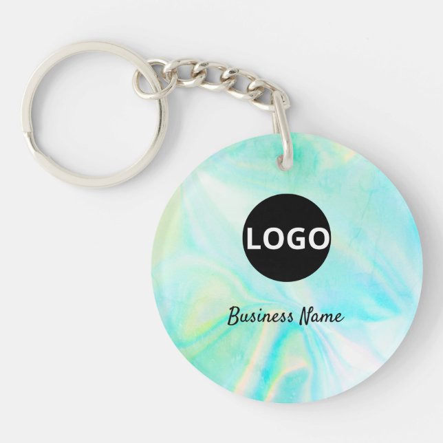 Llavero Keychain del código QR holográfico - promoción del (Frente)