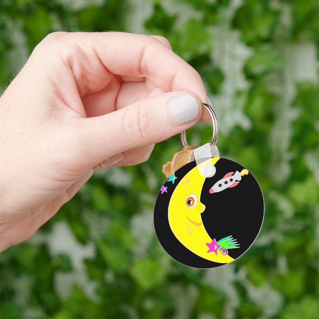 Llavero Keychain del cohete lunar personalizado (Subido por el creador)