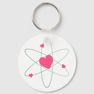 Llavero Keychain del corazón atómico