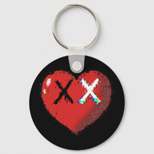 Llavero Keychain del corazón de Cheez