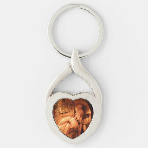 Llavero Keychain del corazón de los elefantes