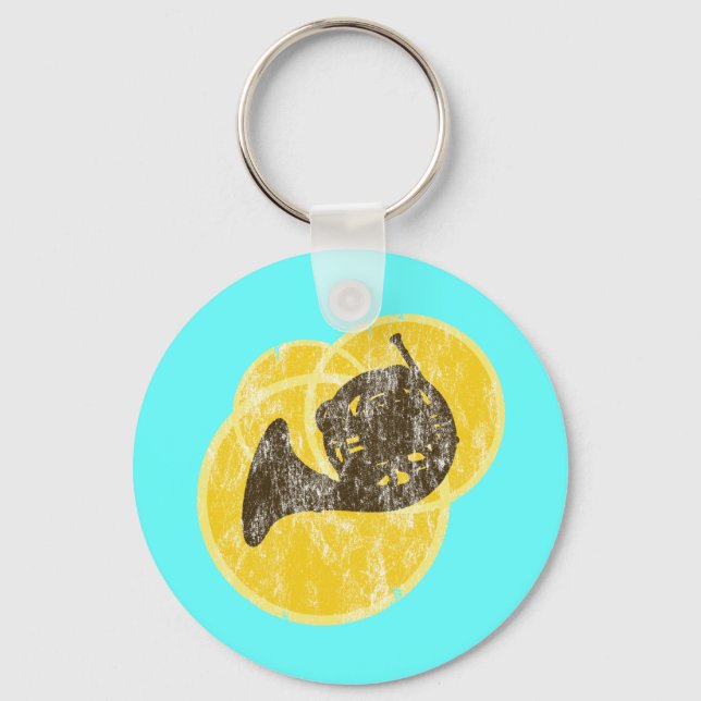 Llavero Keychain del Cuerno de Francia (Anverso)