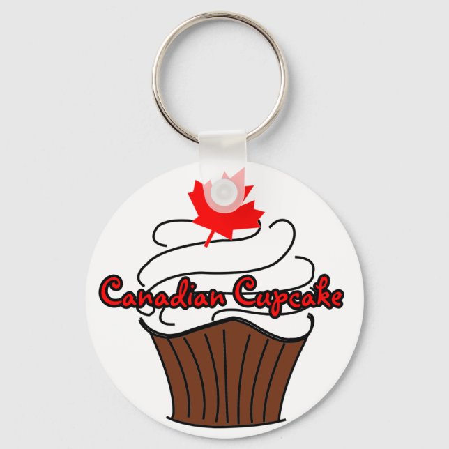 Llavero Keychain del Cupakes de Canadá (Anverso)