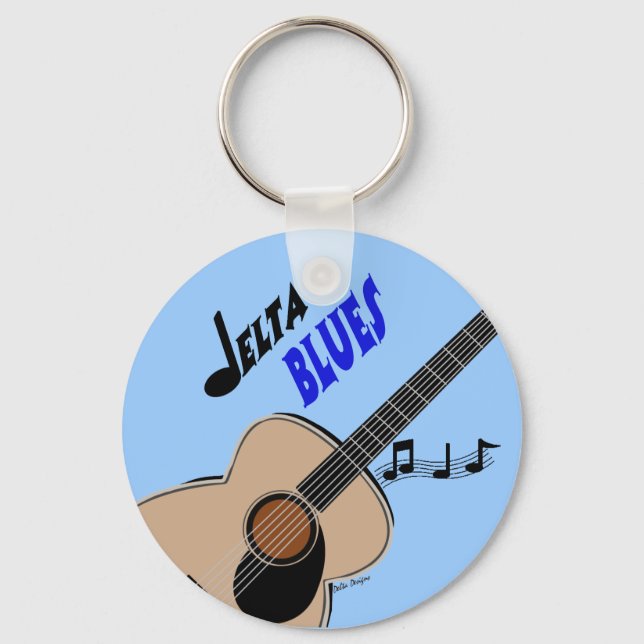 Llavero Keychain del Delta Blues (Anverso)