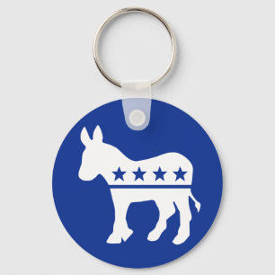 Llavero Keychain del Demócrata Donkey