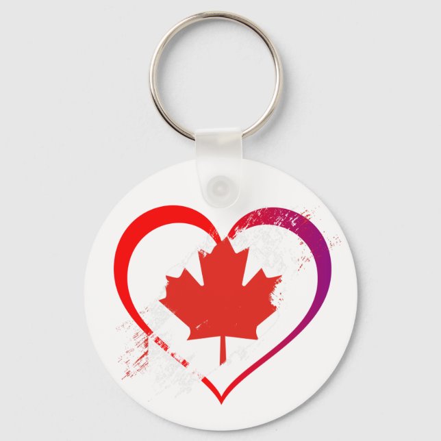 Llavero Keychain del Día de Canadá (Anverso)