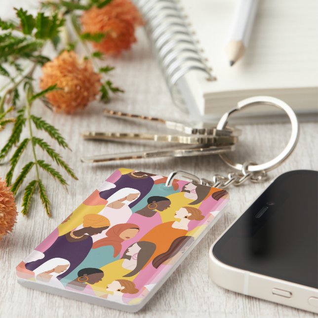 Llavero Keychain del Día de la Madre (Frente Derecha)