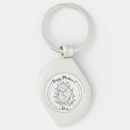 Llavero Keychain del Día de la Madre Feliz