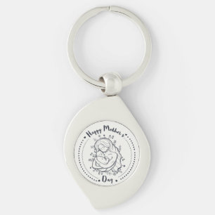 Llavero Keychain del Día de la Madre Feliz