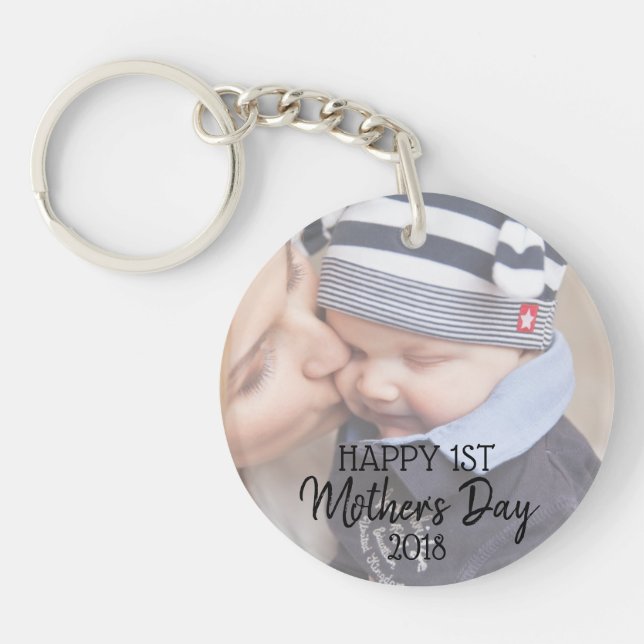 Llavero Keychain del Día de la Primera Madre (Frente)