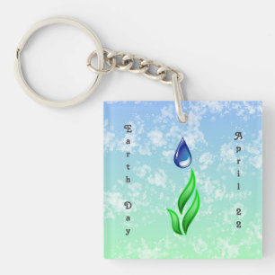 Llavero Keychain del Día de la Tierra