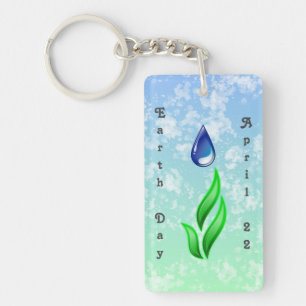 Llavero Keychain del Día de la Tierra