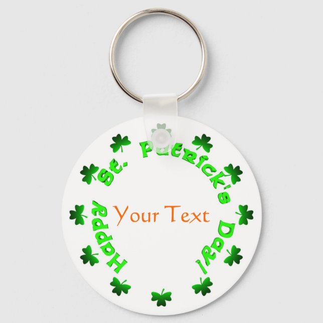Llavero Keychain del Día de San Patricio (Anverso)