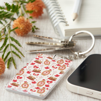Llavero Keychain del Día del Canadá
