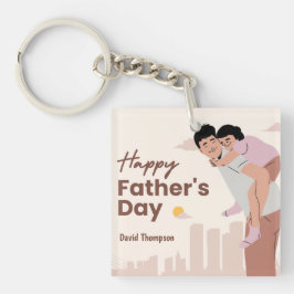 Llavero Keychain del Día del Padre - Momento de amor a pap