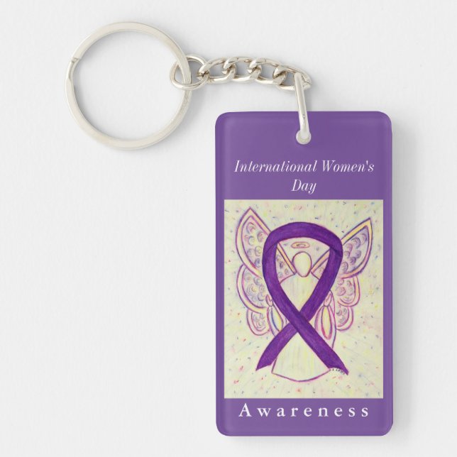 Llavero Keychain del Día Internacional de la Mujer (Frente)
