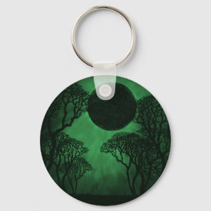 Llavero Keychain del eclipse de los bosques oscuros, verde