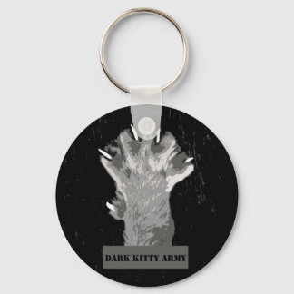 Llavero Keychain del Ejército de Kitty Oscuro