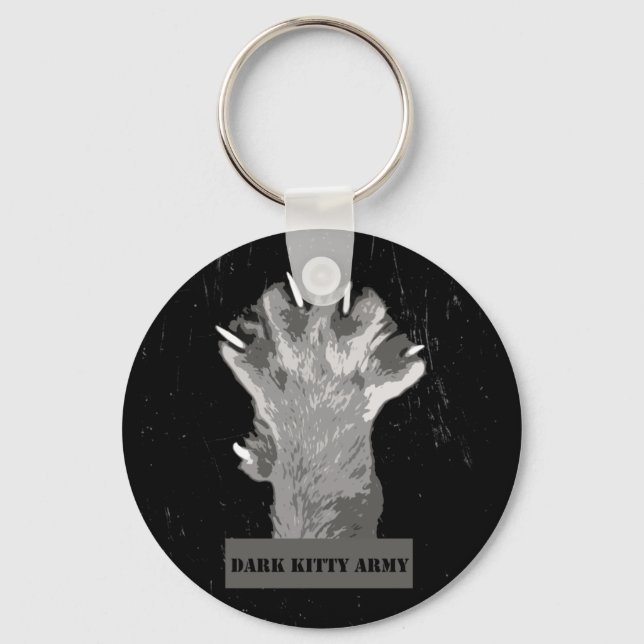 Llavero Keychain del Ejército de Kitty Oscuro (Anverso)